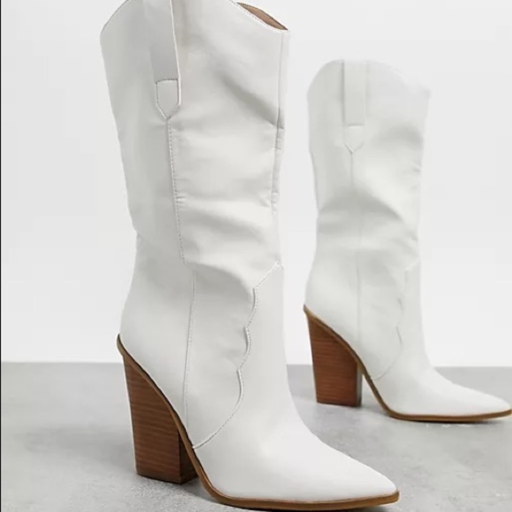 White cowboy boots